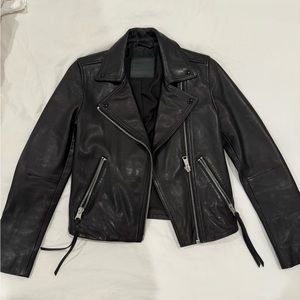 All Saints Dalby Leather Biker Jacket